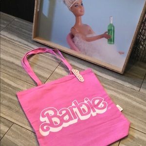 Classic Pink Barbie beach bag